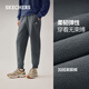 斯凯奇（Skechers）新年礼物男装2025新品冬季加绒保暖裤子运动卫裤休闲长裤L325M105