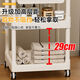 Cat beauty salon special trolley tool trolley mobile multi-layer trolley trolley storage rack instrument household length 48 points 5 width 34 height 52 two floors