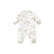 YEEHOO baby quilted jumpsuit autumn and winter thickened and warm newborn baby winter baby clothes