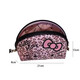 Leopard print kitty cosmetic bag large capacity portable storage bag travel portable toiletry bag cosmetic bag for women leopard print kitty cosmetic bag box bag