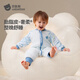 Betis baby sleeping bag, vernix leather constant temperature children's split-leg sleeping bag, infant and toddler anti-kick quilt, autumn and winter medium thickness, Bei Rou Pink M