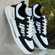 Chaussures masculines de la marque Shamulang pour le printemps et l'été 2025 Chaussures blanches en cuir pour hommes pour hommes Sports polyvalents Chaussures décontractées 9905 Modèle phare blanc et noir 39