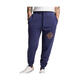 Converse men's sweatpants are comfortable and warm for daily wear. Loose fit and breathable design. Dark blue drawstring waist. Blue One Size | EU M