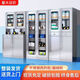 Stainless steel medicine cabinet hospital dental medicine cabinet file cabinet laboratory clinic cabinet instrument cabinet 304 three buckets six doors medicine cabinet 1 point 4mm