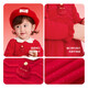 Balabala children's clothing girls dress mesh knitted princess red girls spring dress New Year's red 60611 90