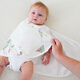 Jie Liya (Grace) baby sleeping bag autumn and winter anti-jump sleeping bag four-season cotton newborn swaddling towel baby sleeping artifact 2 pack
