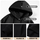 JEANSWEST LIFE Jeanswest autumn and winter men's velvet hooded sweatshirt boys loose hoodie thickened warm oli velvet men's jacket