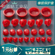 Red PVC rubber plug, silicone plug, plastic plug, internal thread screw, dustproof protective cover, sealed hole plug DRG1