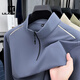 LILANZ official new light luxury high-end half-zip sweatshirt men's stand collar spring and autumn 2026 new solid color fashion flagship official khaki XL