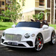 Junyu children's electric car small Bentley baby electric car four-wheeled baby car men's and women's children's car remote control human charging red + dual drive + remote control/self-driving/swing electric drive