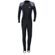 Wetsuit Men's One-piece Jellyfish Suit Long Sleeve Long Pants Snorkeling Whole Body Sunscreen Quick-Drying Warm Swimsuit Large Size Winter Swimming Black and Gray Long Sleeve + Swimming Cap + Swimming Goggles + Earplugs Nose Clip + Swimming Bag M Recommended 98-115Jin Jin is equal to 0.5kg