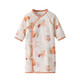 Baby nightgown and sleeping bag, constant temperature pure cotton baby, new born baby, monk robe, spring, autumn and winter, thin quilted anti-kick quilt, pink bear - type A organic pure cotton (can wrap hands), no quilting, no hood, 170 XXXS/52 size - clothing length 46cm for newborns