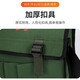 Non-fading canvas bag tool bag, thickened, wear-resistant and repairable, multifunctional power bag storage bag, tool bag crossbody bag, silicone power large size, length 45, height 32, width 12 cm