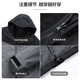 SHANSHAN Jacket Men's 2025 Winter Business Casual Men's Removable Liner Plus Velvet One-Wear Three-Wear Long-Sleeved Jacket Black L /175