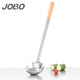 JOBO commercial stainless steel frying spoon 8 ounces extra thick cooking spoon horse spoon for catering chefs