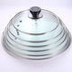 Yusenyi pot lid tempered glass lid non-stick steamer household transparent lid wok 3032 universal round handle 1 mini lid about 10 cm (not equipped with lid nut)