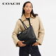 COACH brand direct supply women's STATION shoulder handbag black CCD49 New Year gift