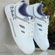 Chaussures masculines de la marque Shamulang pour le printemps et l'été 2025 Chaussures blanches en cuir pour hommes pour hommes Sports polyvalents Chaussures décontractées 9905 Modèle phare blanc et noir 39