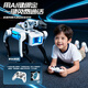 Keyoumeng deepseek robot intelligent chien jouets pour enfants 6-10 ans technologie noire robot garçons et filles cadeaux d'anniversaire DeepSeek + appel téléphonique AI version améliorée + laisse promenade de chien + bras de robot de serrage d'objet robot de conversation d'intelligence artificielle coffret cadeau pratique haut de gamme