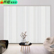 Aluminum alloy vertical curtain vertical blinds lift electric balcony blackout sunshade living room office dream curtain 5CM aluminum alloy pure white unit price per square meter/contact customer service for size