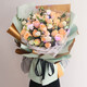 Lingxiang Flower Express Champagne Rose Bouquet Confessing Love to Girlfriend and Wife Birthday Gift Nationwide Delivery 33 Champagne Rose Bouquet Goddess Style