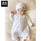 Semir children's spring and autumn baby sleeping bag children's winter anti-kick quilt warm pajamas for men and women baby quilted jumpsuit pure cotton nightgown Dandelion 59cm