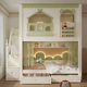 Yusenyi children's bunk bed girl boy princess castle tree house high and low bed mother bed bunk bed bunk bed-double drawer-slide-front curtain-mattress more combinations +1500mmx1900mm