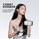CONFU 260 million plasma hair dryer gift, strong wind, compact, quick-drying, hair care, portable dormitory home hair dryer 1600W KF-3158 Phantom Silver