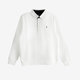 Polo Ralph Lauren Big Kids Solid Color Simple Casual Versatile Polo Shirt Long Sleeve Sweatshirt 323981312 White 003 L