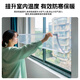 Mandelai window windproof and thermal insulation film, window sealing plastic film, air leakage artifact, windproof, cold and warm, fully enclosed sealed plastic cloth thermal insulation film, double layer thickening, rural winter 1.5*1.5m