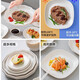 Rice husk disposable dish plate fish plate biodegradable tableware picnic wedding banquet New Year home round square thickened and hardened 12-inch oval fish plate/dish 10 pcs
