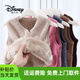 Disney 2024 Spring, Autumn and Winter Children's New Lamb Velvet Vest Baby Boys and Girls Baby Warm Vest Inside and Out Wear Trendy Off-White 80cm One Size