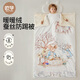 OUYUN baby sleeping bag autumn and winter 1-3 years old children's silk constant temperature anti-kicking baby envelope sleeping bag Castle 100