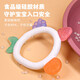 New Boilable Teether Toy Food Grade Liquid Silicone Baby Teething Stick Soothing Anti-eating Baby Teething Stick Dark Fruit Teether + Storage Box 1 Pack