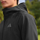 Adidas waterproof and windproof casual hooded jacket for men and women autumn new Adidas official light sports black XL