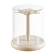 E7 Life Labubu Pendant Display Box Rotating Transparent Labubu Plush Doll Doll Figure Blind Box Storage Display Stand