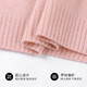 SNOWFLYING Sheep Wool + Cashmere Women's Wool Sweater Versatile Round Neck Sweater Soft Waxy Warm Knitted Sweater for Women
