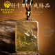 MARDOTG citrine pendant twelve zodiac guardian angels zodiac year amulet necklace pendant for men and women zodiac ox (with lanyard)