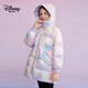 Disney's New National Standard Children's Down Jacket 2025 Winter New Hooded Colorful Mid-Length Style Top Clothes Children's Clothes Purple 90 White Duck Down One Size 130cm Filled Down Approximately 118g