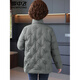 Flying in the snow new Chinese style down jacket women's fashion national style mother's clothes authentic 2026 new winter middle-aged and elderly women's jacket pea green L 165__90-110Jin Jin equals 0.5 kg