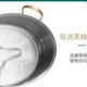 Fish steaming pot oval steaming pot large capacity steaming fish plate household 304 stainless steel fish steaming pot steaming fish artifact golden handle fish steaming pot - with three-piece set of gift porcelain plates 2 layers 38.5cm