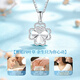 China Gold (CHINA GOLD) platinum necklace women's four-leaf clover light luxury platinum pendant birthday gift for girlfriend and wife wedding anniversary practical lucky four-leaf clover platinum pendant + platinum flash O chain