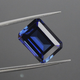 Lianshi rectangular tanzanite sapphire loose stone deep tanzanite ring ring pink melt blue noble men and women rectangular (15*20mm)