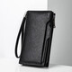 
Goldlion wallet men's genuine leather head layer cowhide soft leather multifunctional zipper large capacity wallet business long handbag black