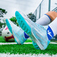 Double star football shoes Falcon AG long spikes for teenagers, primary school students, adults and children, sports competition training special sneakers, moonlight broken spikes 38