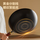 CHIGO authentic Zhangqiu wok uncoated fine iron pot household flat-bottomed wok old-fashioned forged open pot with lid 32cm
