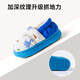 Pig Daddy Children's Cotton Slippers Autumn and Winter Bag Heels Boys Indoor Home Non-Slip Warm Waterproof Girls Baby Cotton Shoes Blue 18