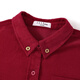 ELLE KIDS Children's Clothing Contrast Color Embroidered Long Sleeve Horse Year New Year Red Shirt Girls Autumn and Winter Corduroy Casual Versatile Top New Year Red 160 (S)