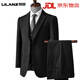 LILANZ Lilanz Suit Men's 2025 Autumn New Business Formal Groom's Dress Black M 170 Suitable for 120-140