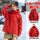 JEEP SPIRIT Jeep three-proof jacket winter couple's same graphene heating jacket three-in-one jacket